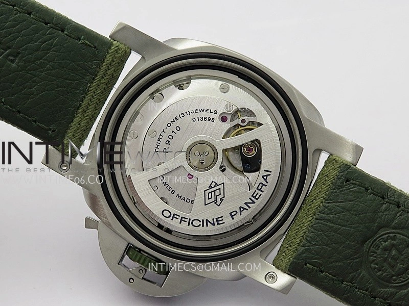 PAM1356 44mm VSF 1:1 Best Edition Green Dial On Green Nylon Strap P.9010 Super Clone